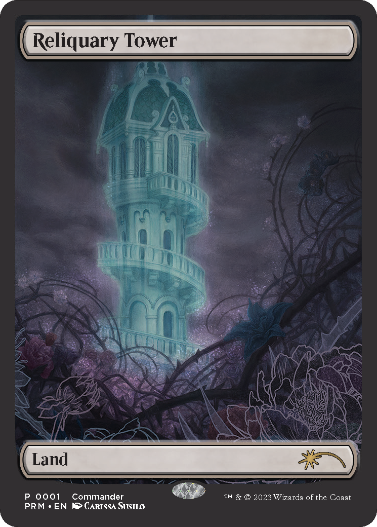 Reliquary Tower (Full Art) [MagicFest 2023] | Cards and Coasters CA