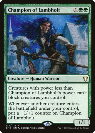 Champion of Lambholt [Commander Anthology Volume II] | Cards and Coasters CA