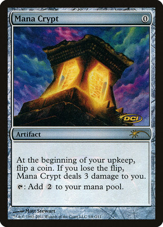 Mana Crypt [Judge Gift Cards 2011] | Cards and Coasters CA