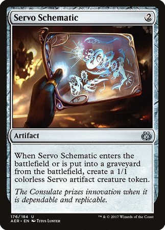 Servo Schematic [Aether Revolt] | Cards and Coasters CA