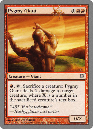 Pygmy Giant [Unhinged] | Cards and Coasters CA