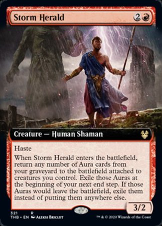 Storm Herald (Extended Art) [Theros Beyond Death] | Cards and Coasters CA