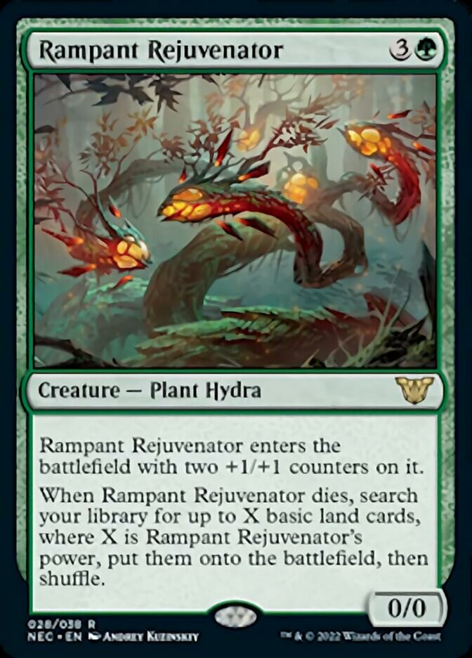 Rampant Rejuvenator [Kamigawa: Neon Dynasty Commander] | Cards and Coasters CA