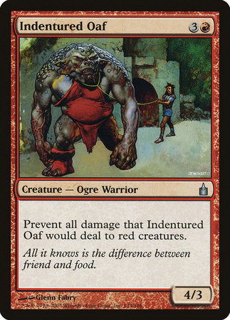 Indentured Oaf [Ravnica: City of Guilds] | Cards and Coasters CA