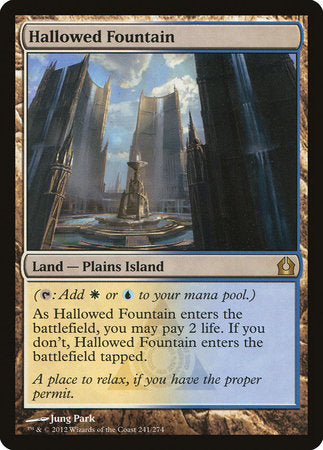 Hallowed Fountain [Return to Ravnica] | Cards and Coasters CA