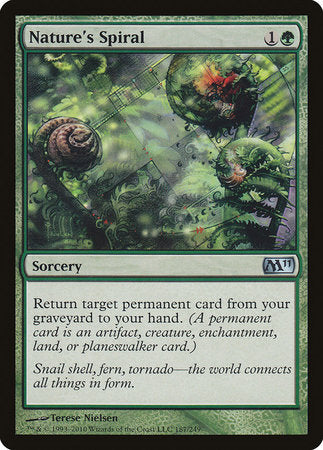 Nature's Spiral [Magic 2011] | Cards and Coasters CA