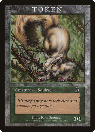 Squirrel Token (Odyssey) [Magic Player Rewards 2002] | Cards and Coasters CA