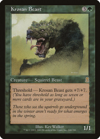 Krosan Beast [Odyssey] | Cards and Coasters CA