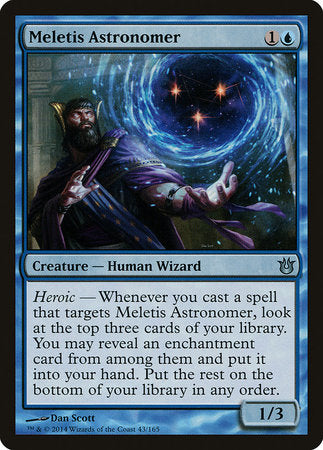 Meletis Astronomer [Born of the Gods] | Cards and Coasters CA