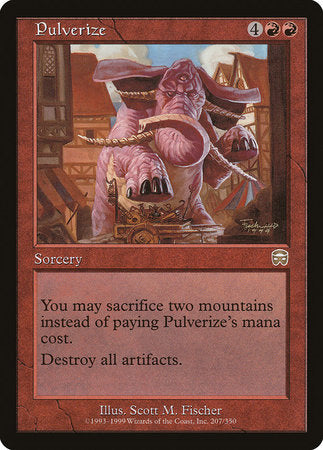 Pulverize [Mercadian Masques] | Cards and Coasters CA