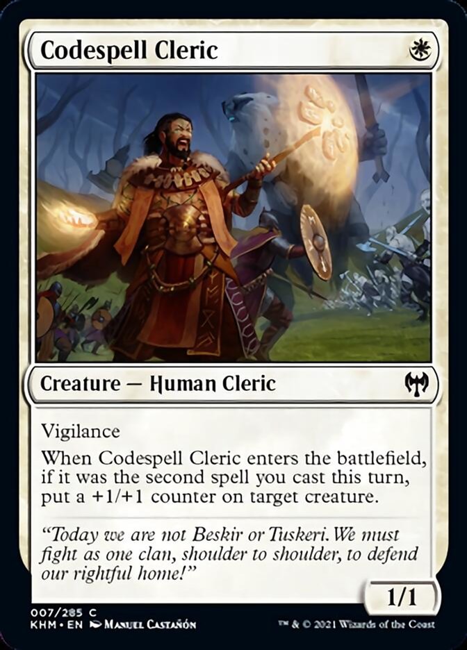 Codespell Cleric [Kaldheim] | Cards and Coasters CA