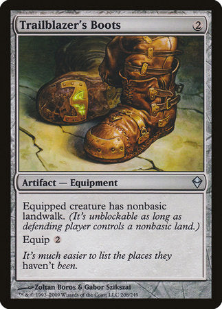 Trailblazer's Boots [Zendikar] | Cards and Coasters CA