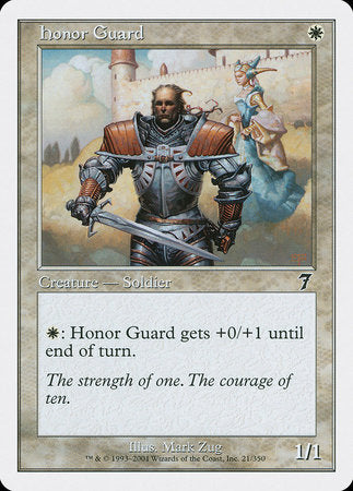 Honor Guard [Seventh Edition] | Cards and Coasters CA