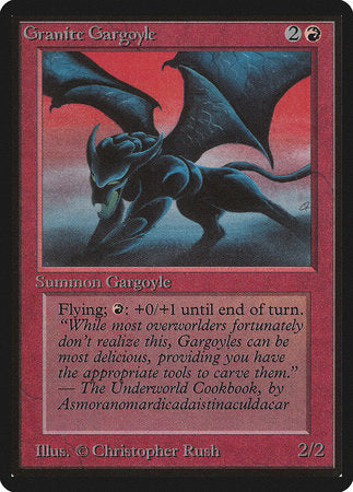 Granite Gargoyle [Limited Edition Beta] | Cards and Coasters CA