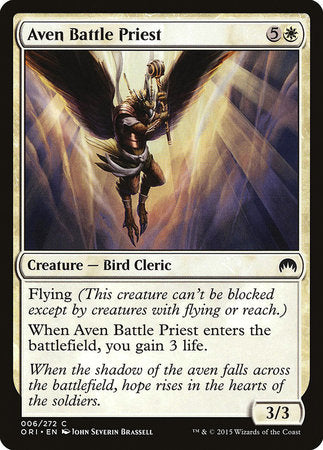 Aven Battle Priest [Magic Origins] | Cards and Coasters CA