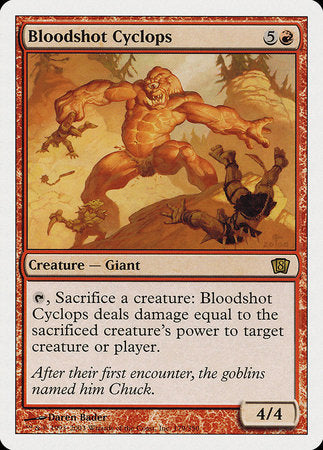 Bloodshot Cyclops [Eighth Edition] | Cards and Coasters CA