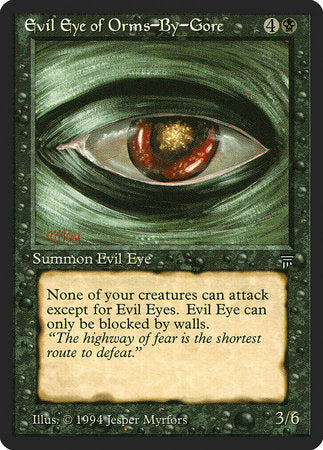 Evil Eye of Orms-By-Gore [Legends] | Cards and Coasters CA