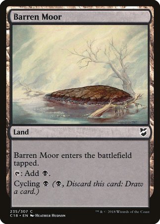 Barren Moor [Commander 2018] | Cards and Coasters CA