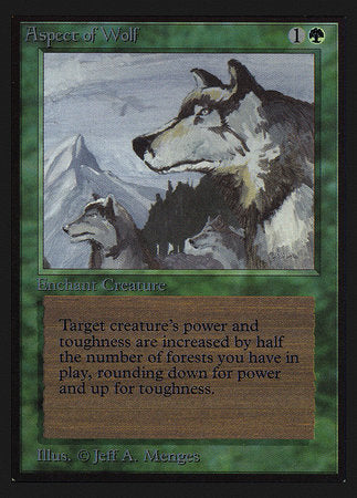 Aspect of Wolf (IE) [Intl. Collectors’ Edition] | Cards and Coasters CA