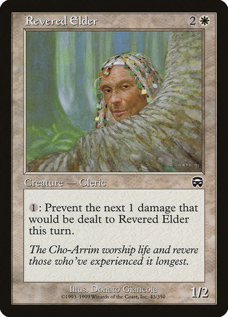 Revered Elder [Mercadian Masques] | Cards and Coasters CA