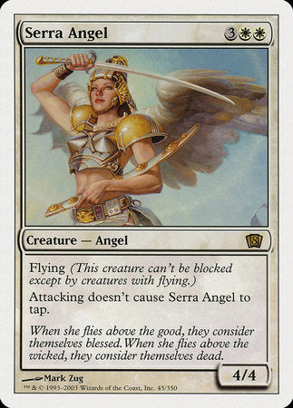 Serra Angel [Eighth Edition] | Cards and Coasters CA