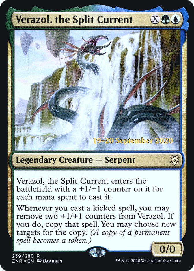 Verazol, the Split Current  [Zendikar Rising Prerelease Promos] | Cards and Coasters CA