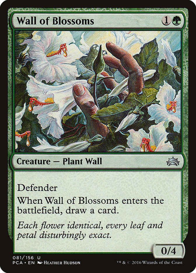 Wall of Blossoms [Planechase Anthology] | Cards and Coasters CA
