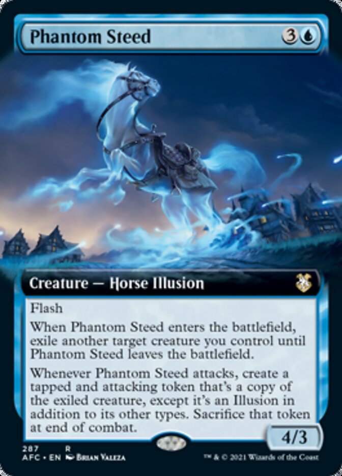 Phantom Steed (Extended) [Dungeons & Dragons: Adventures in the Forgotten Realms Commander] | Cards and Coasters CA