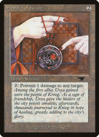 Amulet of Kroog [Antiquities] | Cards and Coasters CA