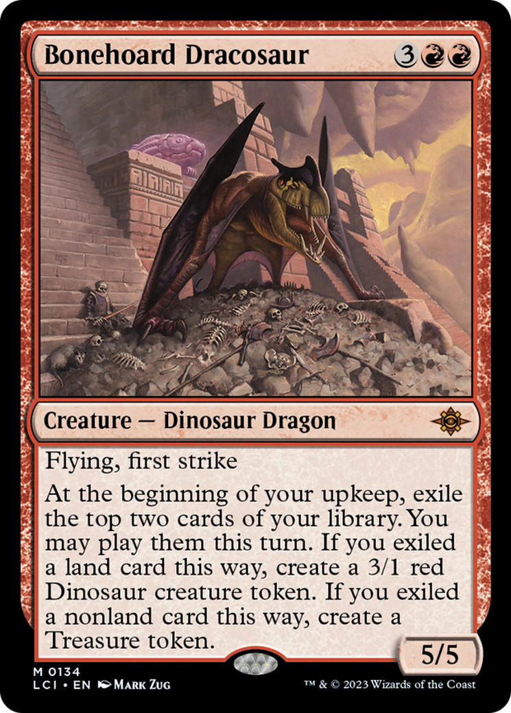 Bonehoard Dracosaur [The Lost Caverns of Ixalan] | Cards and Coasters CA