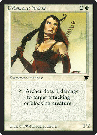 D'Avenant Archer [Legends] | Cards and Coasters CA