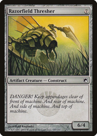 Razorfield Thresher [Scars of Mirrodin] | Cards and Coasters CA