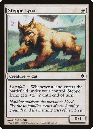 Steppe Lynx [Zendikar] | Cards and Coasters CA