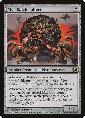 Myr Battlesphere [Scars of Mirrodin] | Cards and Coasters CA