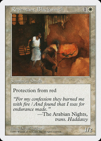 Repentant Blacksmith [Fifth Edition] | Cards and Coasters CA