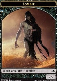 Zombie // Trueheart Duelist Token [Amonkhet Tokens] | Cards and Coasters CA