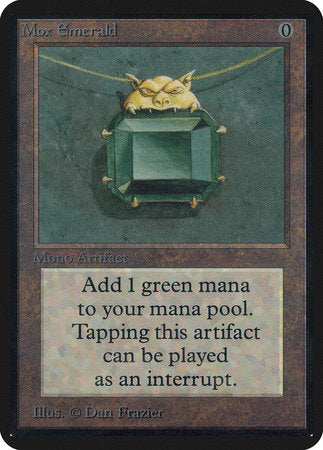 Mox Emerald [Limited Edition Alpha] | Cards and Coasters CA