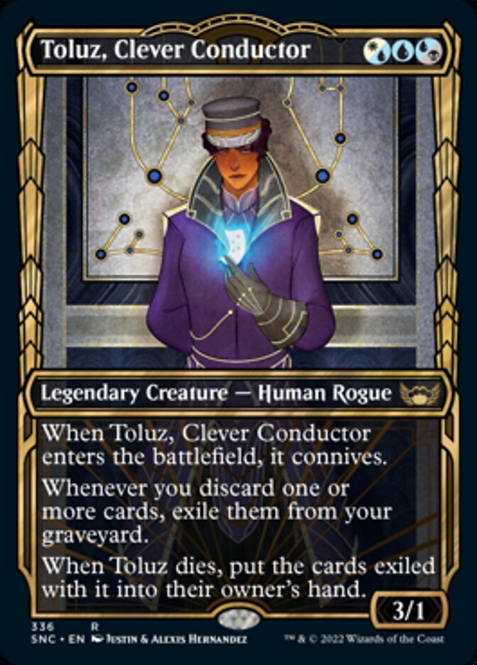 Toluz, Clever Conductor (Showcase Golden Age) [Streets of New Capenna] | Cards and Coasters CA