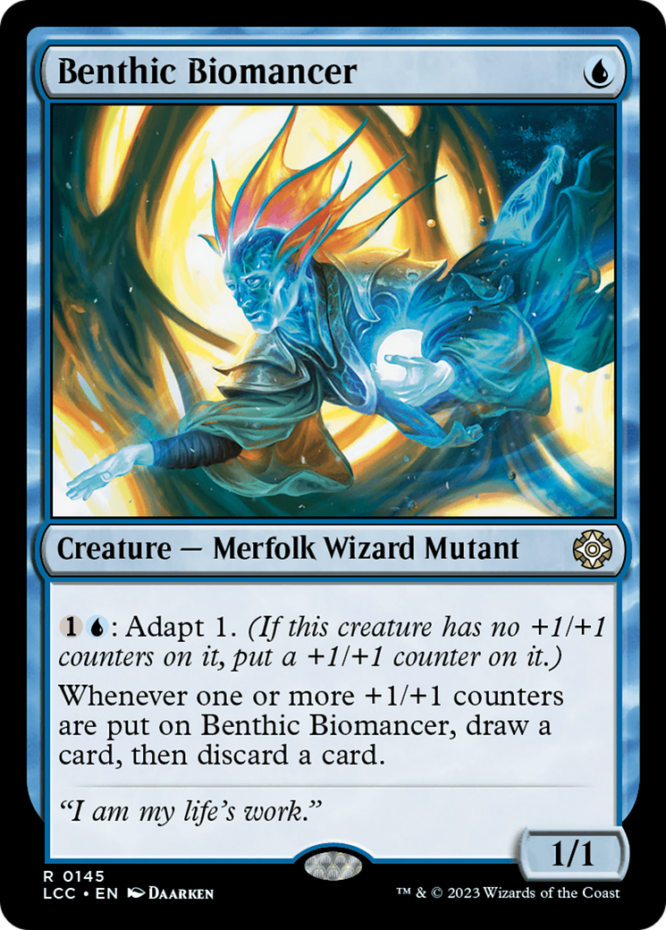 Benthic Biomancer [The Lost Caverns of Ixalan Commander] | Cards and Coasters CA