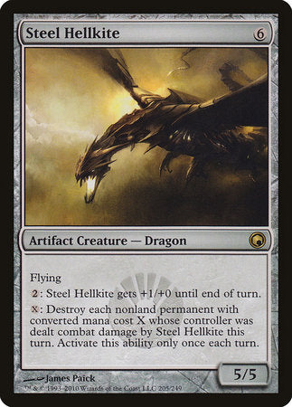 Steel Hellkite [Scars of Mirrodin] | Cards and Coasters CA