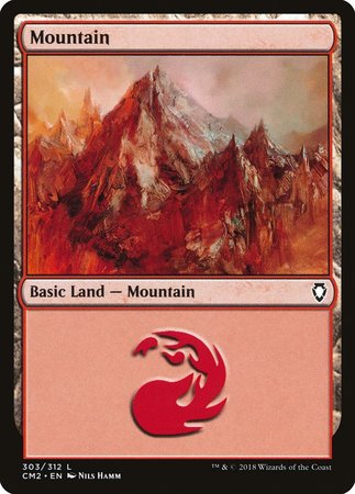 Mountain (303) [Commander Anthology Volume II] | Cards and Coasters CA