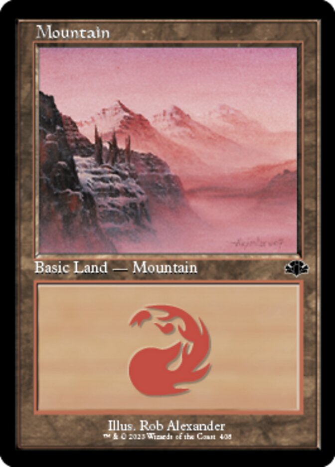 Mountain (408) (Retro) [Dominaria Remastered] | Cards and Coasters CA