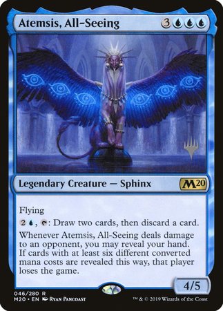 Atemsis, All-Seeing [Core Set 2020 Promos] | Cards and Coasters CA