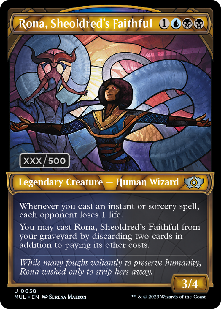 Rona, Sheoldred's Faithful (Serialized) [Multiverse Legends] | Cards and Coasters CA