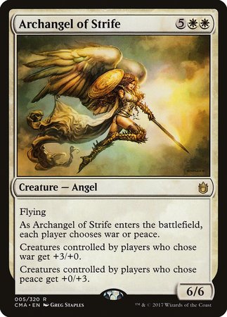 Archangel of Strife [Commander Anthology] | Cards and Coasters CA