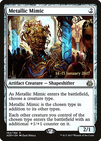 Metallic Mimic [Aether Revolt Promos] | Cards and Coasters CA
