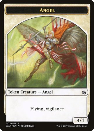 Angel Token [War of the Spark Tokens] | Cards and Coasters CA