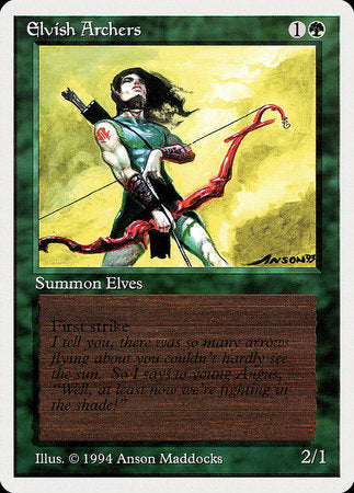 Elvish Archers [Summer Magic / Edgar] | Cards and Coasters CA