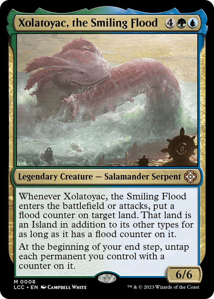 Xolatoyac, the Smiling Flood [The Lost Caverns of Ixalan Commander] | Cards and Coasters CA