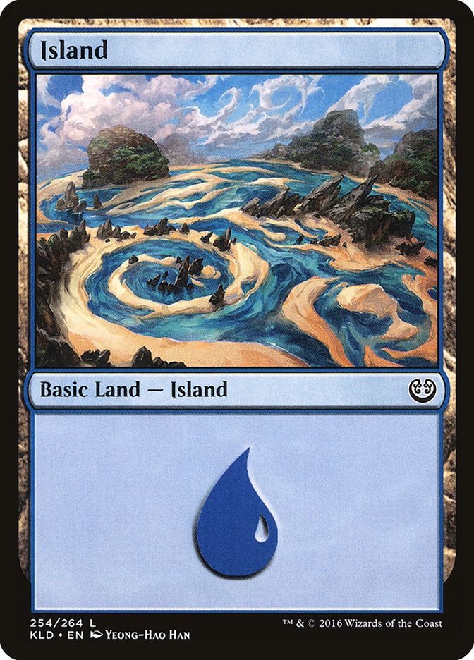 Island (254) [Kaladesh] | Cards and Coasters CA